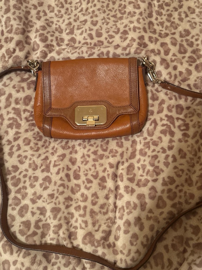 Vintage Cole Haan Brown Leather Crossbody